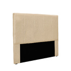 Cabeceira Cama Box Solteiro 90 Cm Arizona Linho Dourado S04 -