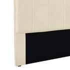 Cabeceira Cama Box Solteiro 90 Cm Arizona Linho Pérola S04 -