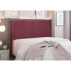 Cabeceira Cama Box Solteiro 90 Cm Arizona Veludo S04 - D'ross