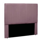 Cabeceira Cama Box Solteiro 90 Cm Arizona Veludo Uva S04 - D'