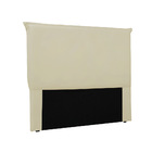 Cabeceira Cama Box Solteiro 90 Cm Garden Veludo Bege S04 - D'