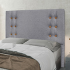 Cabeceira Cama Box Solteiro 90 Cm Genova Linho S04 - D'rossi