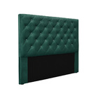 Cabeceira Cama Box Solteiro 90 Cm Tania Veludo S04 - D'rossi