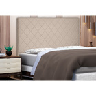 Cabeceira Cama Box Solteiro 90 Cm Trevelin Veludo Bege - Next