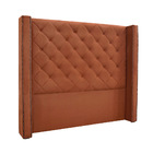 Cabeceira Cama Box Solteiro 90 Cm Vicenza Veludo Cobre S04 -