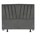 Cabeceira Cama Box Solteiro 90 Cm Vivian Em Linho Com Frame C