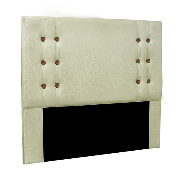 Cabeceira Cama Box Solteiro 90cm Cléo Linho Rústico - Loja Sh