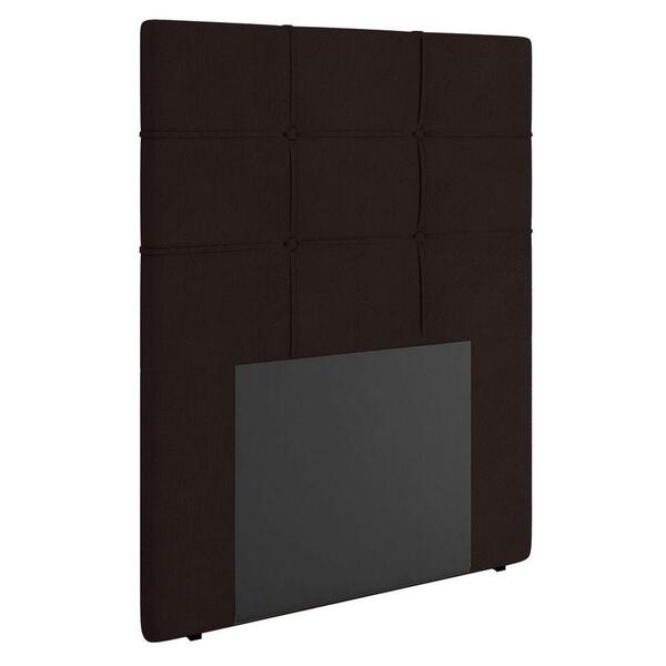 Cabeceira Cama Box Solteiro 90cm D10 Esmeralda Corano Marrom