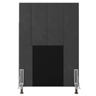 Cabeceira Cama Box Solteiro 90cm D10 Jade Suede Cinza - Mpoze