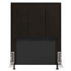 Cabeceira Cama Box Solteiro 90cm D10 Opala Suede Marrom - Mpo
