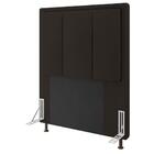 Cabeceira Cama Box Solteiro 90cm D10 Opala Suede Marrom - Mpo