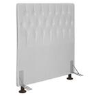 Cabeceira Cama Box Solteiro 90cm D10 Topázio Corano Branco -