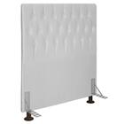 Cabeceira Cama Box Solteiro 90cm D10 Topázio Corano Branco -