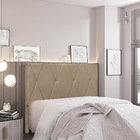 Cabeceira Cama Box Solteiro 90cm Elisa Suede - Loja Sheep - C