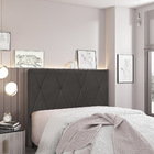 Cabeceira Cama Box Solteiro 90cm Elisa Suede - Loja Sheep - C