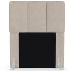 Cabeceira Cama Box Solteiro 90cm Pérola W01 Linho Bege - Mpoz