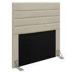 Cabeceira Cama Box Solteiro 90cm Rubi D10 Corano Bege