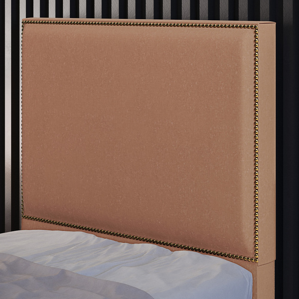 Cabeceira Cama Box Solteiro Com Tachas 100 Cm Vicenza L02 Lin