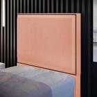 Cabeceira Cama Box Solteiro Com Tachas 100 Cm Vicenza L02 Lin