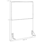 Cabeceira Cama Box Solteiro Com Tachas 100 Cm Vicenza L02 Lin