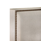 Cabeceira Cama Box Solteiro Com Tachas 100 Cm Vicenza L02 Lin