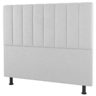 Cabeceira Cama Box Solteiro Cora 90cm Sintético Branco - Desk