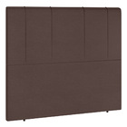 Cabeceira Cama Box Solteiro Doha 90cm Sintético Marrom - Desk