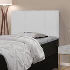 Cabeceira Cama Box Solteiro Donna 90cm Corano Branco - Desk D