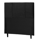Cabeceira Cama Box Solteiro Donna 90cm Corano Preto - Desk De
