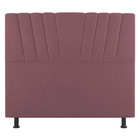 Cabeceira Cama Box Solteiro Dublin 90cm Suede Rosê - Desk Des