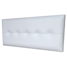 Cabeceira Cama Box Solteiro Durasi 05 Corino Branco 90 X 60 R
