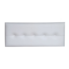 Cabeceira Cama Box Solteiro Durasi 05 Corino Branco 90 X 60 R