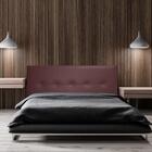 Cabeceira Cama Box Solteiro Durasi 05 Corino Marrom 90 X 120