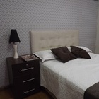 Cabeceira Cama Box Solteiro Durasi 10 Suede Bege Almofadado 9