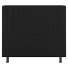 Cabeceira Cama Box Solteiro Grace 90cm Sintético Preto - Desk