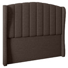 Cabeceira Cama Box Solteiro Gracia 104cm Linho Marrom - Desk