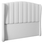 Cabeceira Cama Box Solteiro Gracia 104cm Sintético Branco - D