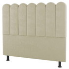 Cabeceira Cama Box Solteiro Lana 100cm Sintético Bege - Desk