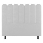 Cabeceira Cama Box Solteiro Lana 100cm Sintético Branco - Des