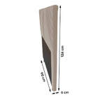 Cabeceira Cama Box Solteiro Lisboa 90cm Suede Bege - Desk Des