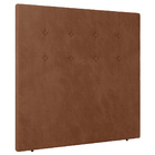 Cabeceira Cama Box Solteiro Luana 90cm Veludo Laranja - Desk