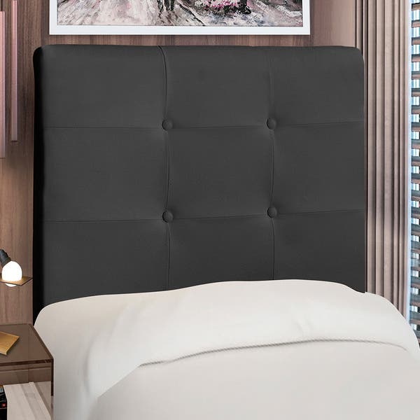 Cabeceira Cama Box Solteiro Luna 90cm Corano Preto - Desk Design