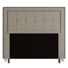 Cabeceira Cama Box Solteiro Luxor 90cm Com Tachas E Frame Sue