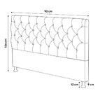 Cabeceira Cama Box Solteiro Lylla 90cm Capitonê Com Frame Sin