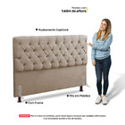 Cabeceira Cama Box Solteiro Lylla 90cm Capitonê Com Frame Sue