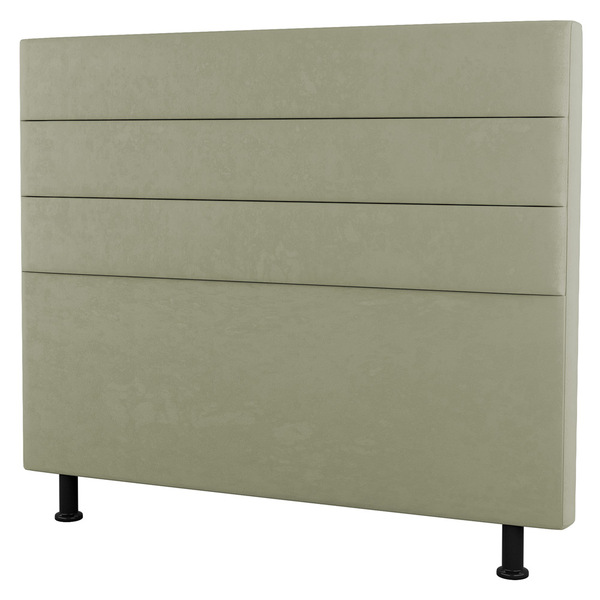 Cabeceira Cama Box Solteiro Malik 90cm Sintético Bege - Desk