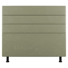 Cabeceira Cama Box Solteiro Malik 90cm Sintético Bege - Desk