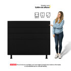 Cabeceira Cama Box Solteiro Malik 90cm Sintético Preto - Desk
