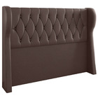 Cabeceira Cama Box Solteiro Malva 104cm Sintético Marrom - De