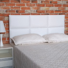 Cabeceira Cama Box Solteiro Módulos Branco 90 X 60 Rbl